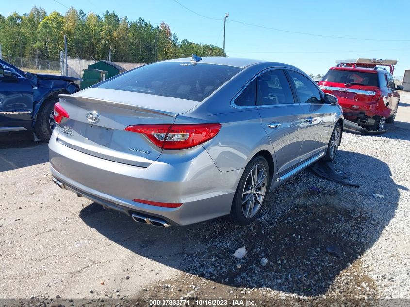 2015 HYUNDAI SONATA 2.0T SPORT - 5NPE34AB0FH228970