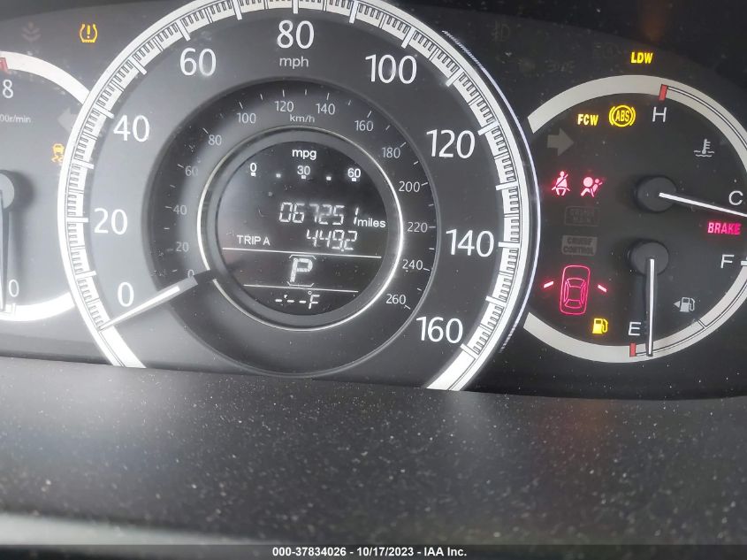 2014 HONDA ACCORD EX-L - 1HGCR2F80EA109816
