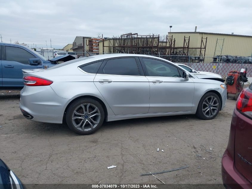 2017 FORD FUSION SE - 3FA6P0T94HR236572