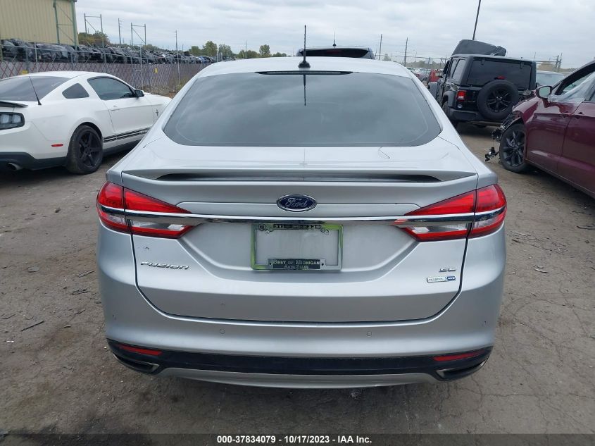 2017 FORD FUSION SE - 3FA6P0T94HR236572