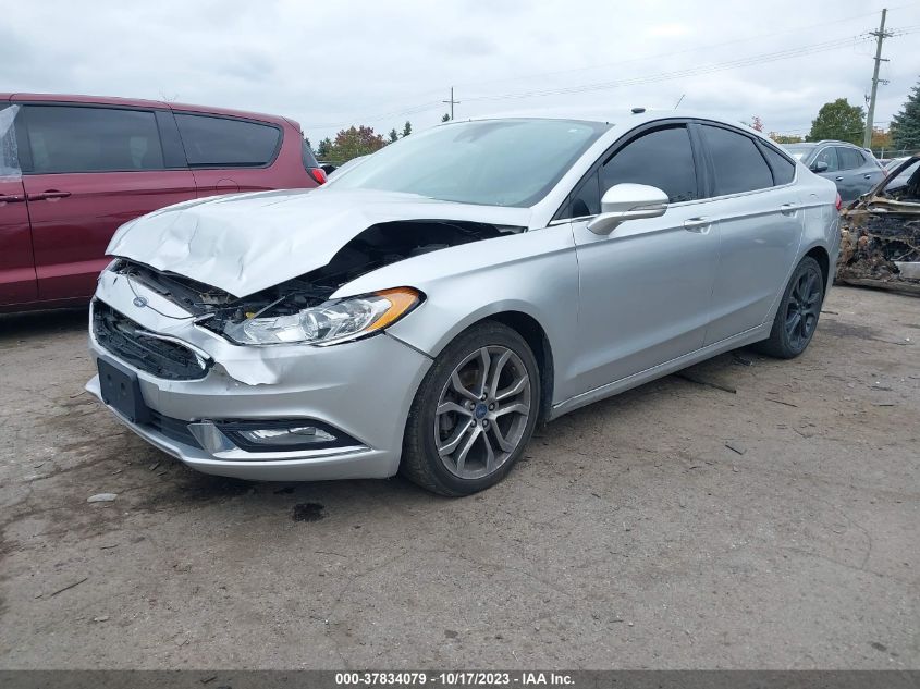 2017 FORD FUSION SE - 3FA6P0T94HR236572