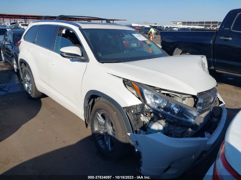 2018 TOYOTA HIGHLANDER LIMITED - 5TDDZRFH8JS822392