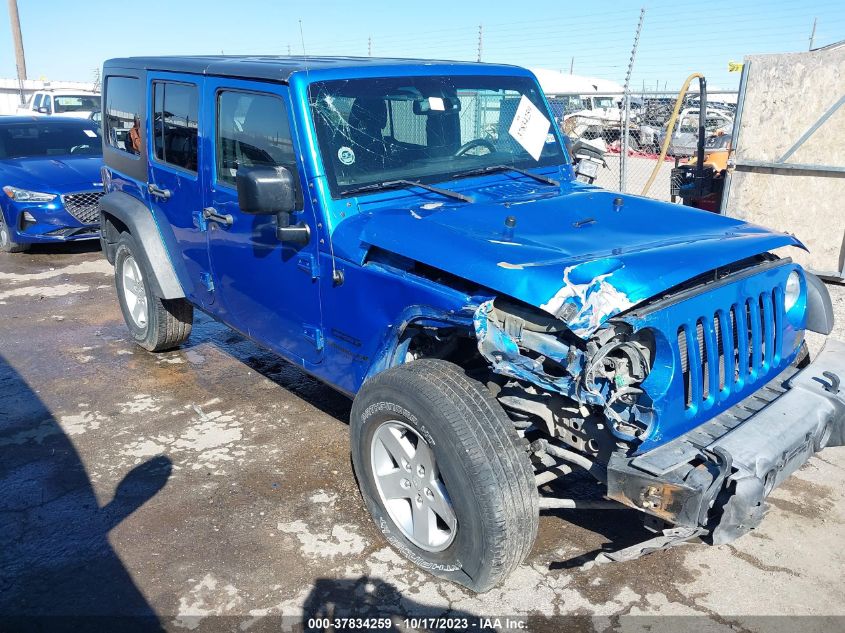 2015 JEEP WRANGLER UNLIMITED SPORT - 1C4BJWDG4FL702829