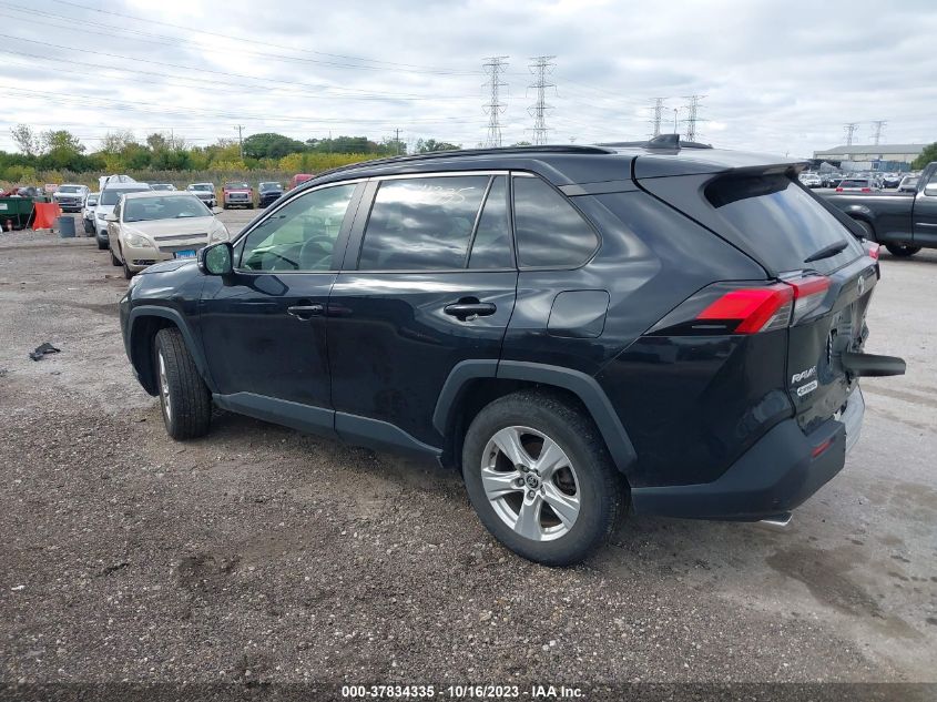 VIN JTMP1RFV3MD074076 2021 TOYOTA RAV4 XLE