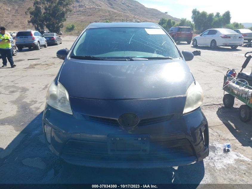 2013 TOYOTA PRIUS ONE/TWO/THREE/FOUR/FIVE - JTDKN3DU5D5585126