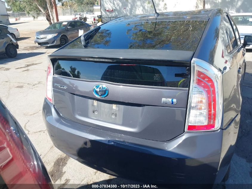 2013 TOYOTA PRIUS ONE/TWO/THREE/FOUR/FIVE - JTDKN3DU5D5585126