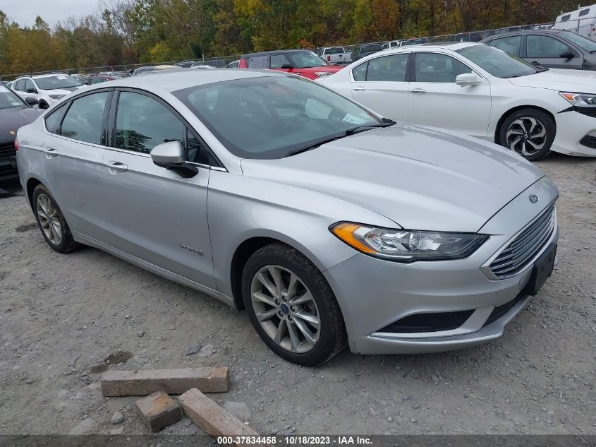 2017 FORD FUSION HYBRID SE - 3FA6P0LU7HR380718