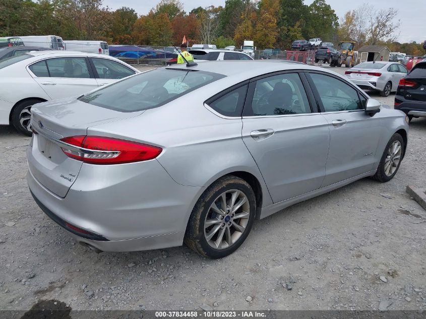 2017 FORD FUSION HYBRID SE - 3FA6P0LU7HR380718