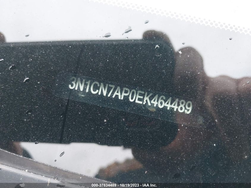 2014 NISSAN VERSA SV - 3N1CN7AP0EK464489
