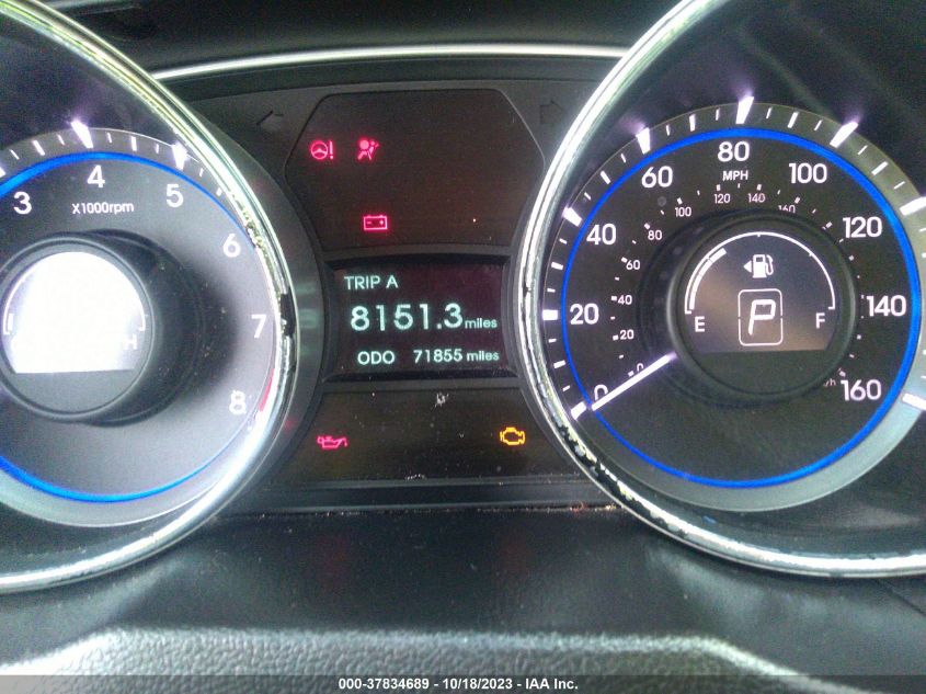 2014 HYUNDAI SONATA GLS - 5NPEB4AC2EH827329