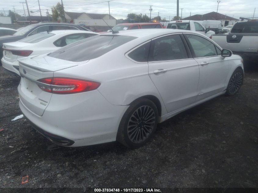 2017 FORD FUSION TITANIUM/PLATINUM - 3FA6P0K96HR151587