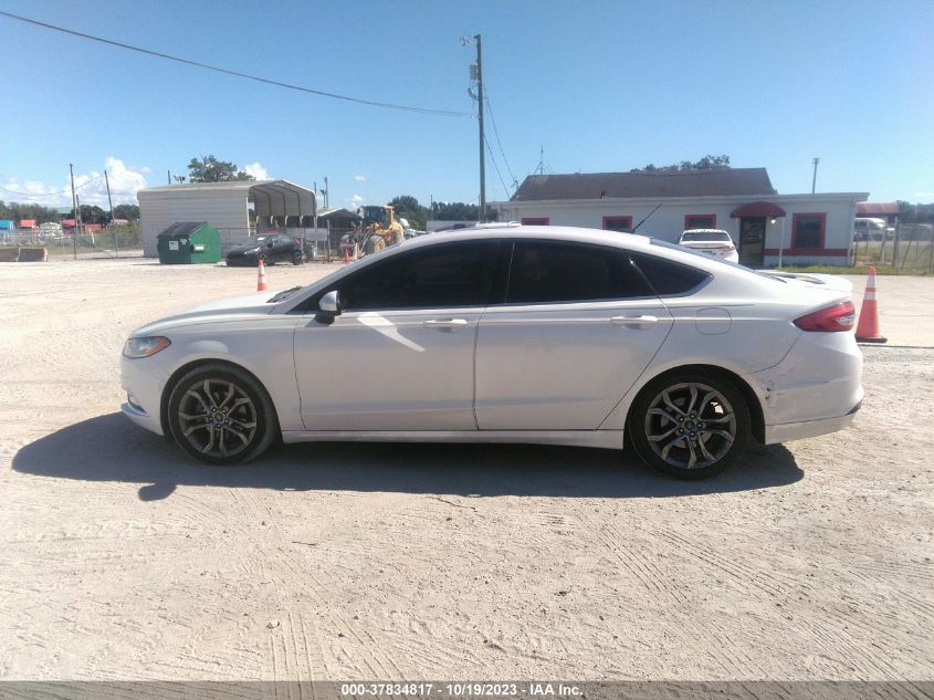 2017 FORD FUSION SE - 3FA6P0H70HR346963