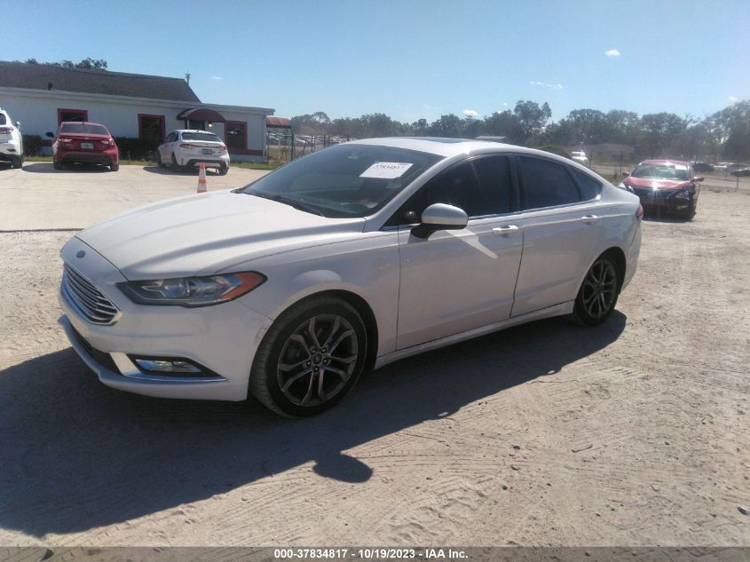 2017 FORD FUSION SE - 3FA6P0H70HR346963