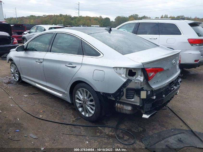2015 HYUNDAI SONATA 2.4L LIMITED - 5NPE34AF9FH083611