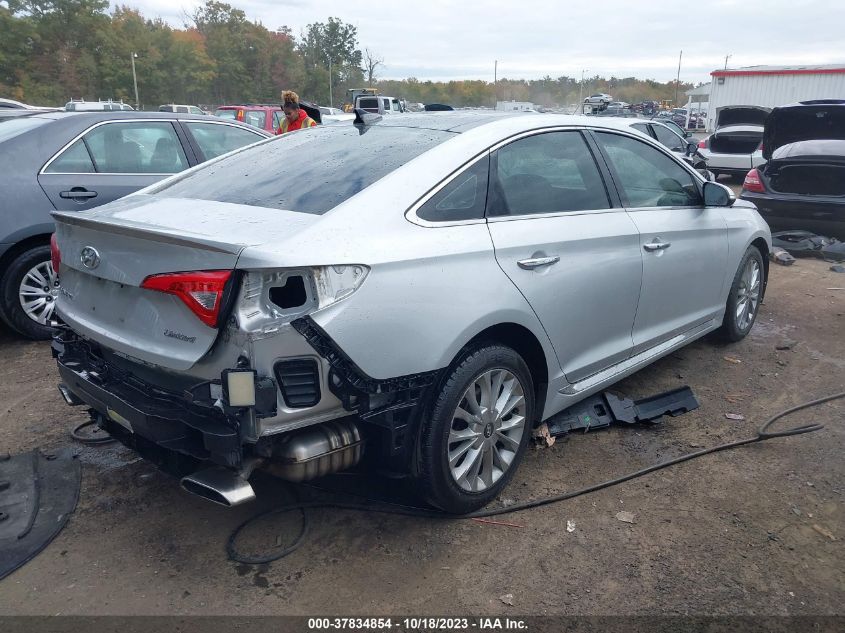 2015 HYUNDAI SONATA 2.4L LIMITED - 5NPE34AF9FH083611