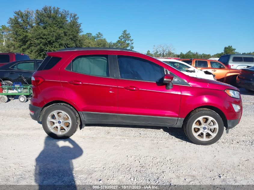 2018 FORD ECOSPORT SE - MAJ3P1TE2JC243885