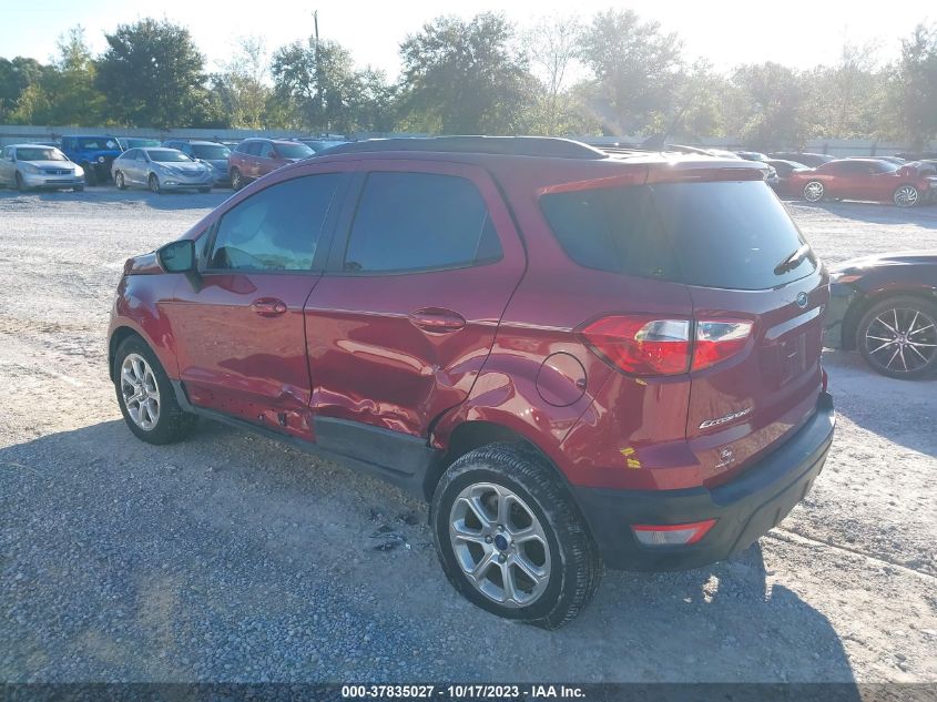 2018 FORD ECOSPORT SE - MAJ3P1TE2JC243885