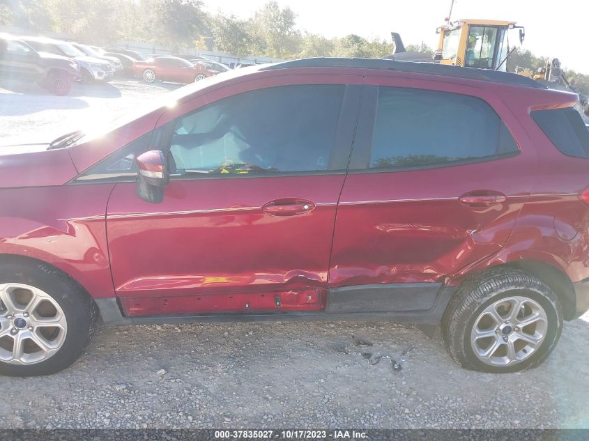 2018 FORD ECOSPORT SE - MAJ3P1TE2JC243885