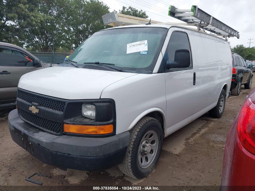 2014 CHEVROLET EXPRESS CARGO VAN 1GCSGAFX8E1191957