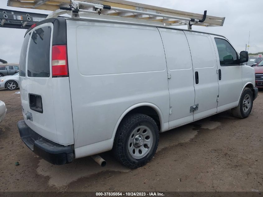 2014 CHEVROLET EXPRESS CARGO VAN 1GCSGAFX8E1191957