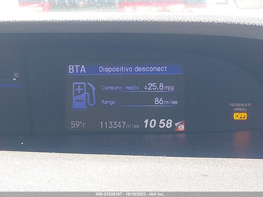 2013 HONDA CIVIC CPE LX 2HGFG3B54DH522911