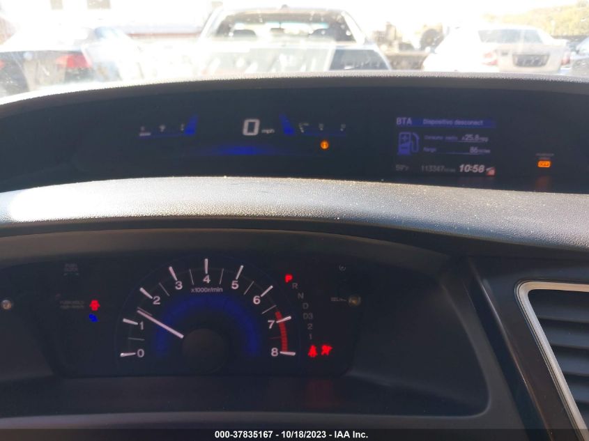 2013 HONDA CIVIC CPE LX 2HGFG3B54DH522911