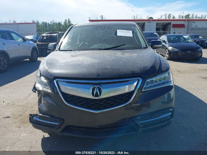 2014 ACURA MDX TECH PKG - 5FRYD4H44EB043267