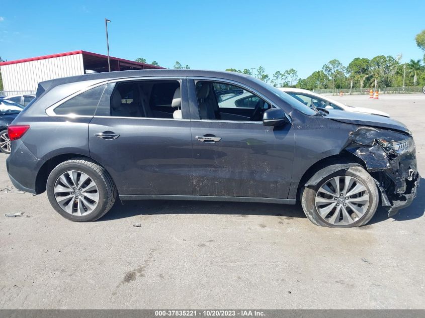 2014 ACURA MDX TECH PKG - 5FRYD4H44EB043267