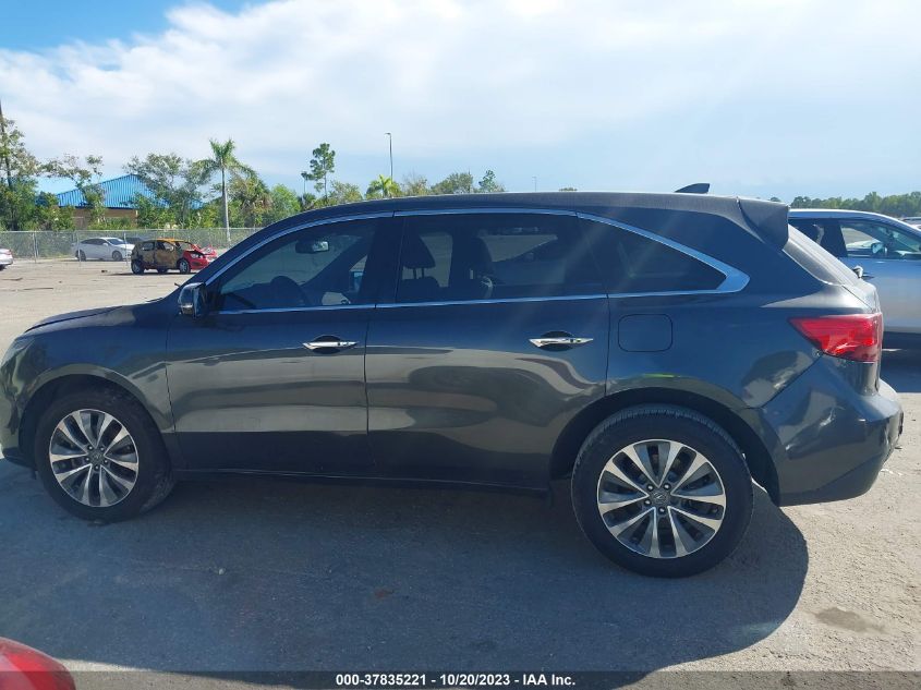 2014 ACURA MDX TECH PKG - 5FRYD4H44EB043267