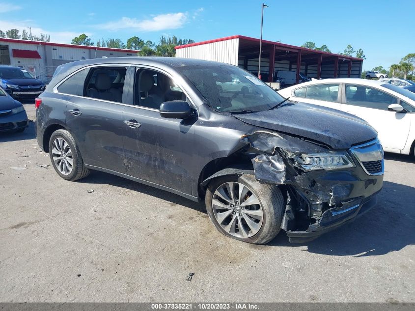2014 ACURA MDX TECH PKG - 5FRYD4H44EB043267