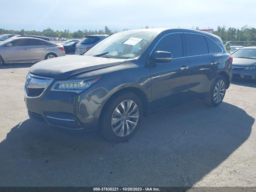 2014 ACURA MDX TECH PKG - 5FRYD4H44EB043267