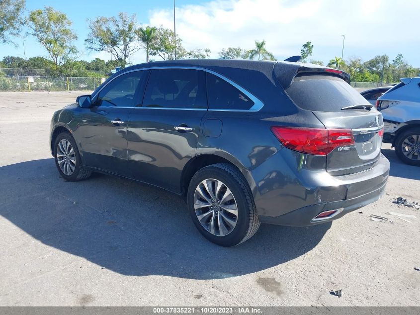 2014 ACURA MDX TECH PKG - 5FRYD4H44EB043267