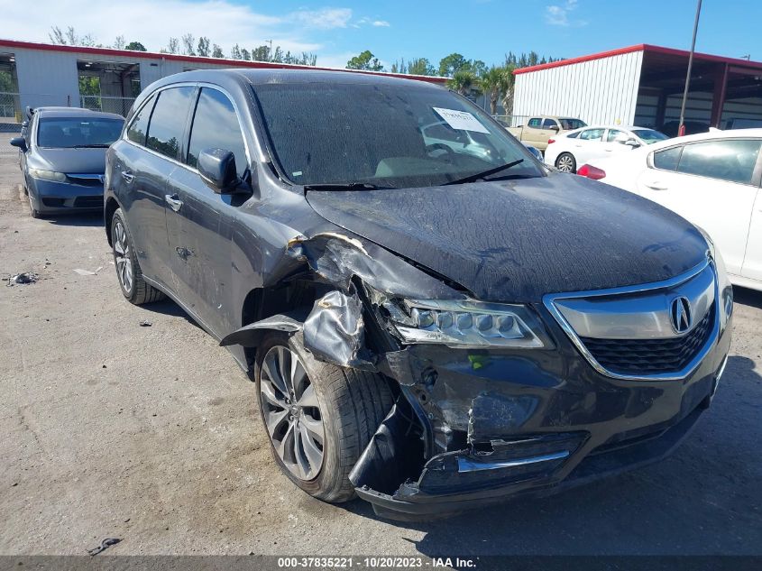 2014 ACURA MDX TECH PKG - 5FRYD4H44EB043267