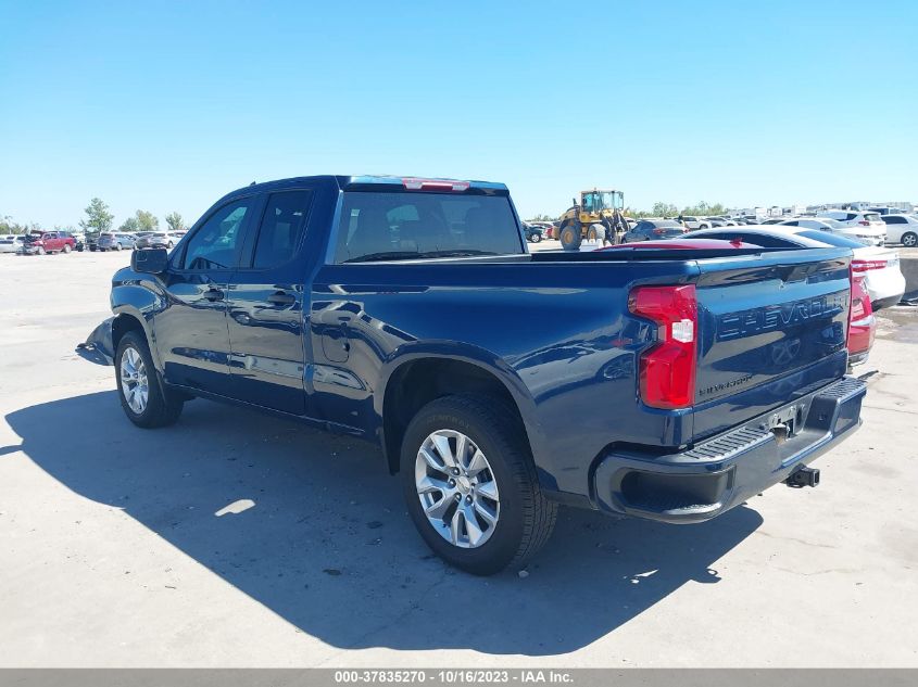 2021 CHEVROLET SILVERADO 1500 CUSTOM - 1GCRWBEH1MZ179571