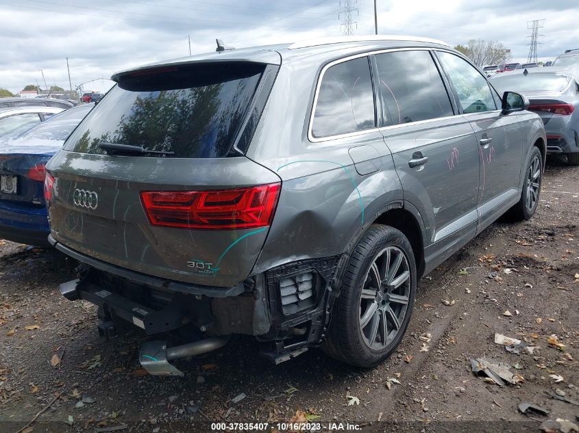 VIN WA1LAAF73HD001808 2017 AUDI Q7 PREMIUM PLUS