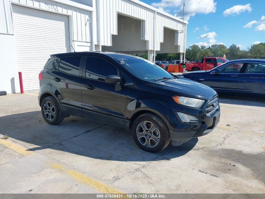 2018 FORD ECOSPORT S - MAJ3P1RE2JC163347