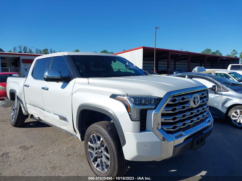 5TFMA5DB1NX025575 TOYOTA TUNDRA 4WD 1794 EDITION 2022