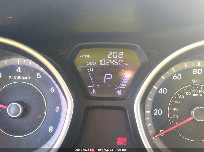 2013 HYUNDAI ELANTRA GLS/LIMITED - KMHDH4AEXDU577334