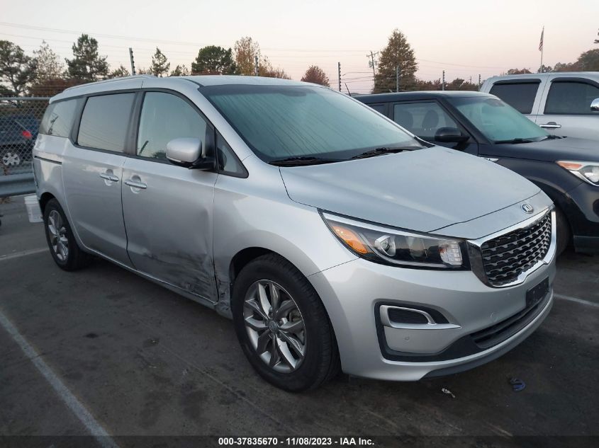 Lot #2539238191 2021 KIA SEDONA EX salvage car