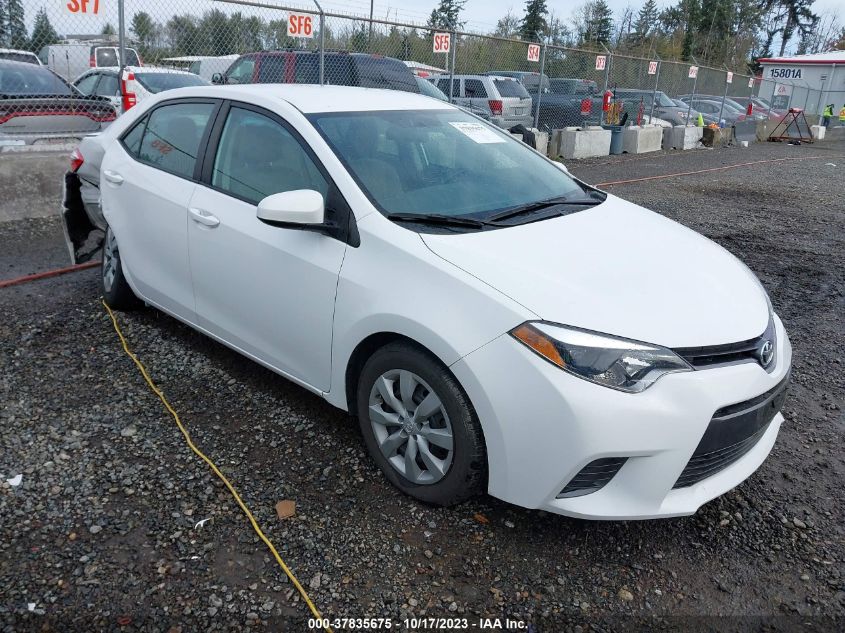 2016 TOYOTA COROLLA L/LE/S/S PLUS/LE PLUS - 2T1BURHE2GC656959