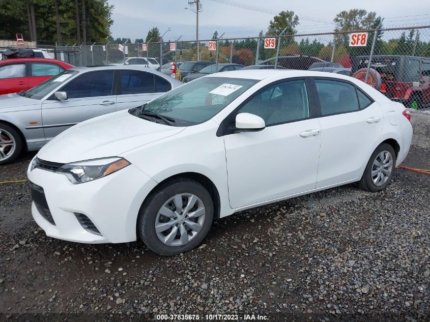 2016 TOYOTA COROLLA L/LE/S/S PLUS/LE PLUS - 2T1BURHE2GC656959