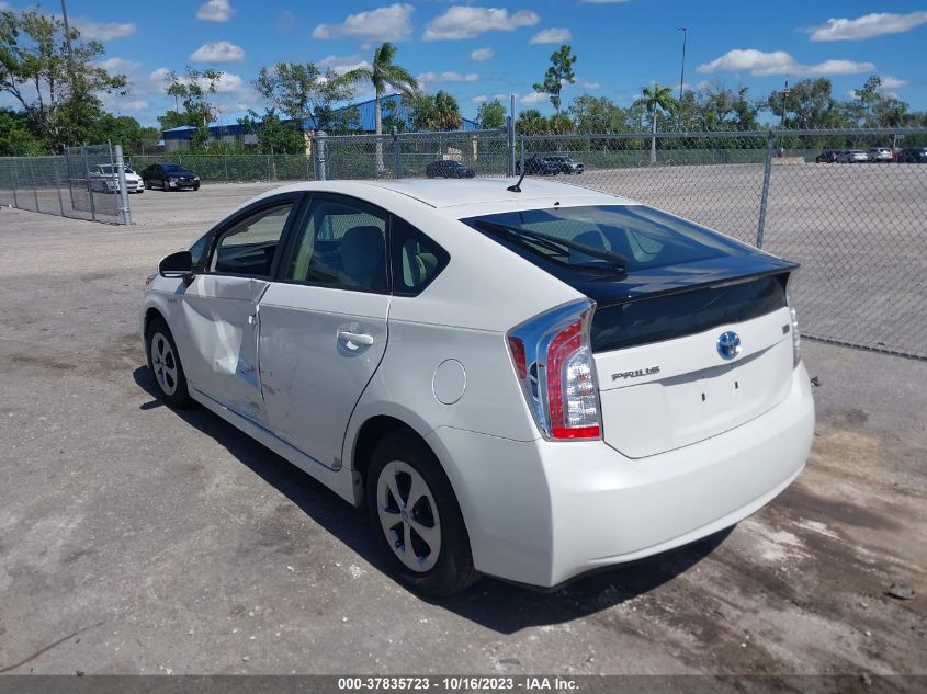 2014 TOYOTA PRIUS FOUR/FIVE/THREE/ONE/TWO - JTDKN3DU2E0360158