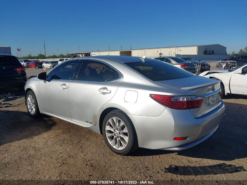 2013 LEXUS ES 300H HYBRID - JTHBW1GG7D2000831