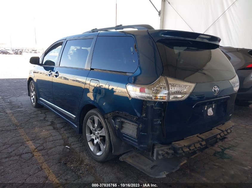 5TDXK3DC2CS263039 2012 TOYOTA SIENNA, photo no. 3