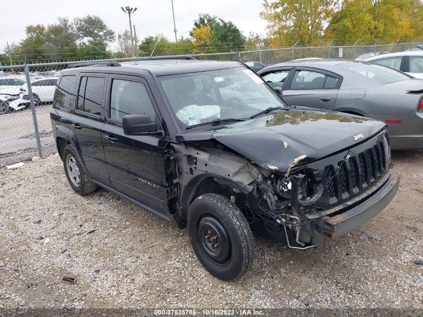 2016 JEEP PATRIOT SPORT - 1C4NJPBA7GD814943