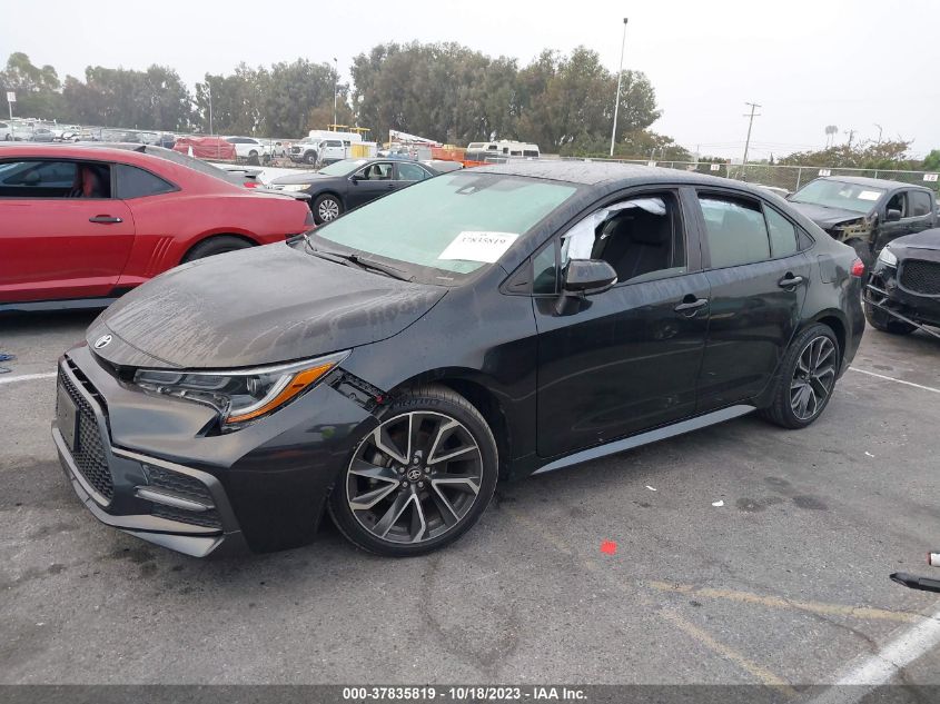 2020 TOYOTA COROLLA SE/NIGHTSHADE - 5YFS4RCEXLP047264