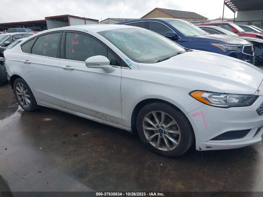 2017 FORD FUSION SE - 3FA6P0H71HR382953