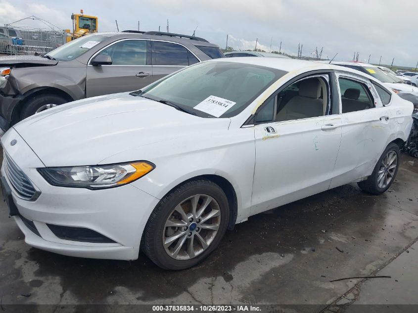 2017 FORD FUSION SE - 3FA6P0H71HR382953