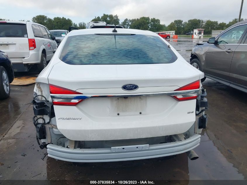 2017 FORD FUSION SE - 3FA6P0H71HR382953