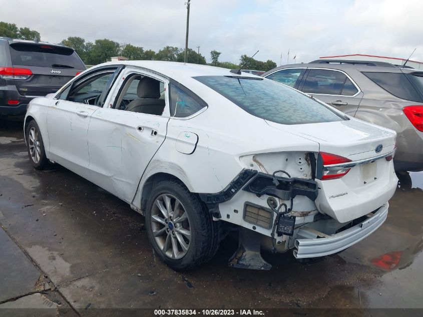 2017 FORD FUSION SE - 3FA6P0H71HR382953